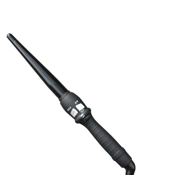 

Conical Curling Iron Single Tube Ceramic Glaze Pear Fower Cone Electric Hair Curly Tool EU Plug