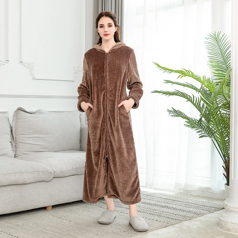 plus size grávida zíper sleepshirts luxo macio