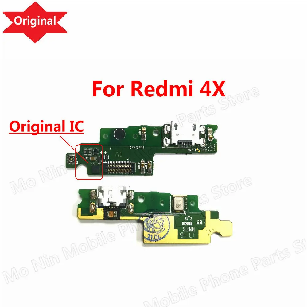 Оригинальная зарядная Плата USB для Xiaomi Redmi 4X разъем зарядки аксессуары запасные