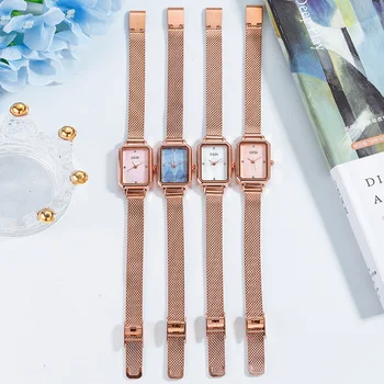 Ladies watch women 5pcs round quartz wristwatches stainless steel watches bulk items wholesale AliExpress Limited Time Special