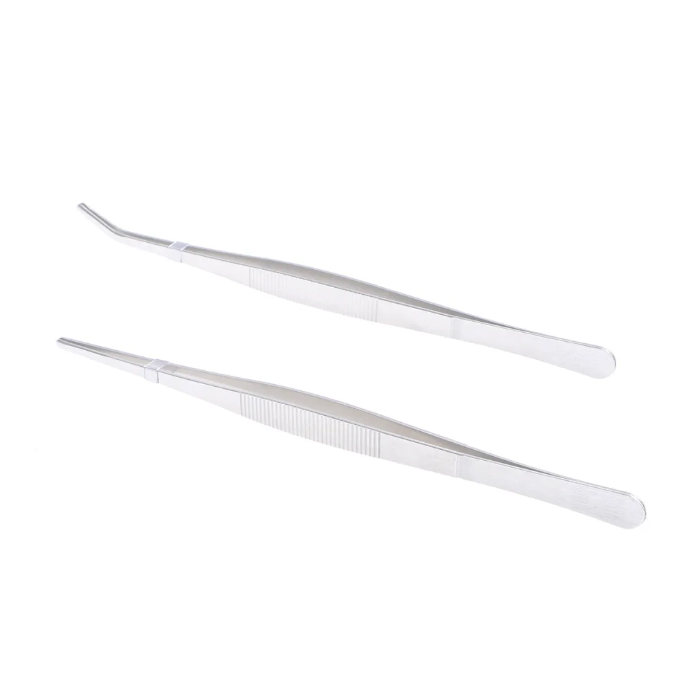 Прямые и изогнутые щипцы щипчики из нержавеющей стали 2 шт. для кормления