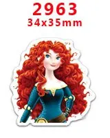 2963 30 шт мультяшный персонаж плоское украшение из смолы PR 17129 - Цвет: 2963