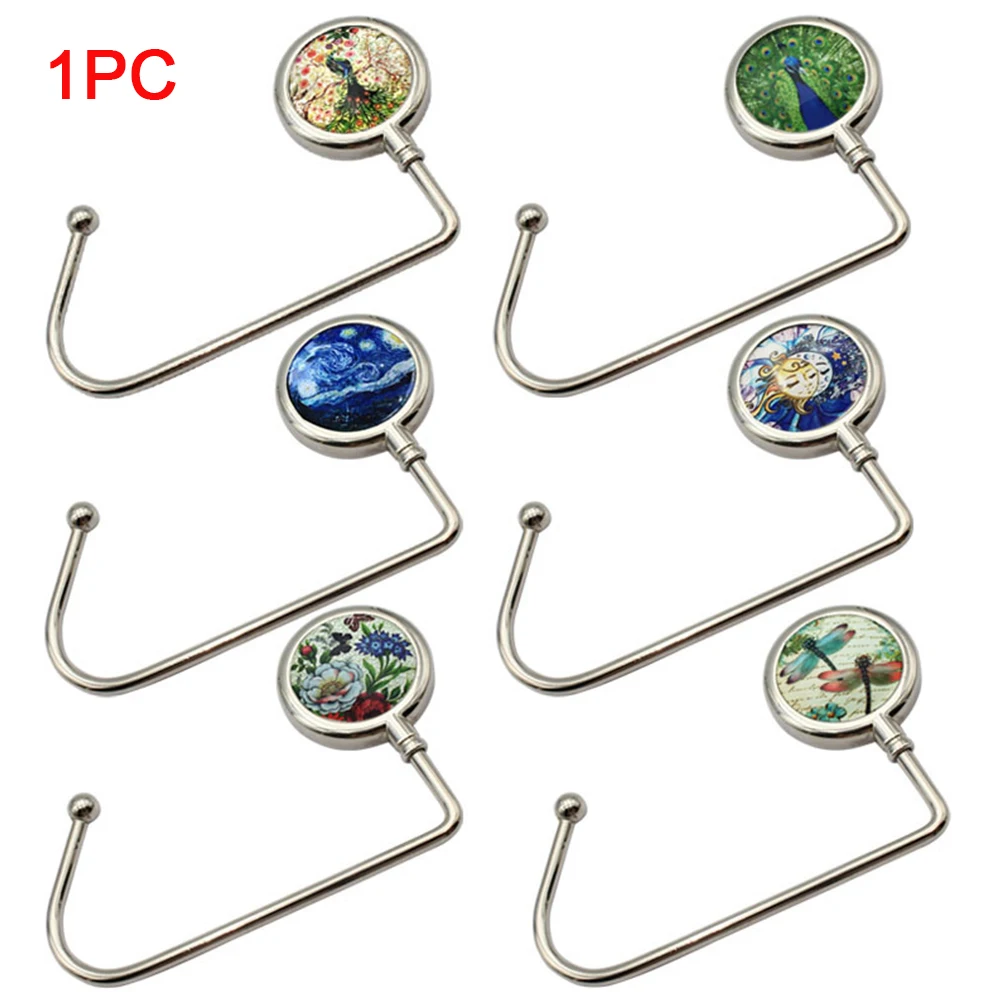 Table Zinc Alloy Lightweight Home Straight Convenient Decorative Multifunction Hook Office Anti Slip Bag Hanger Space Saving