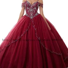 Новое светло-голубое элегантное Тюлевое Пышное Платье бальное платье Кристалл бисер разрез спереди Vestido праздничное платье без бретелек