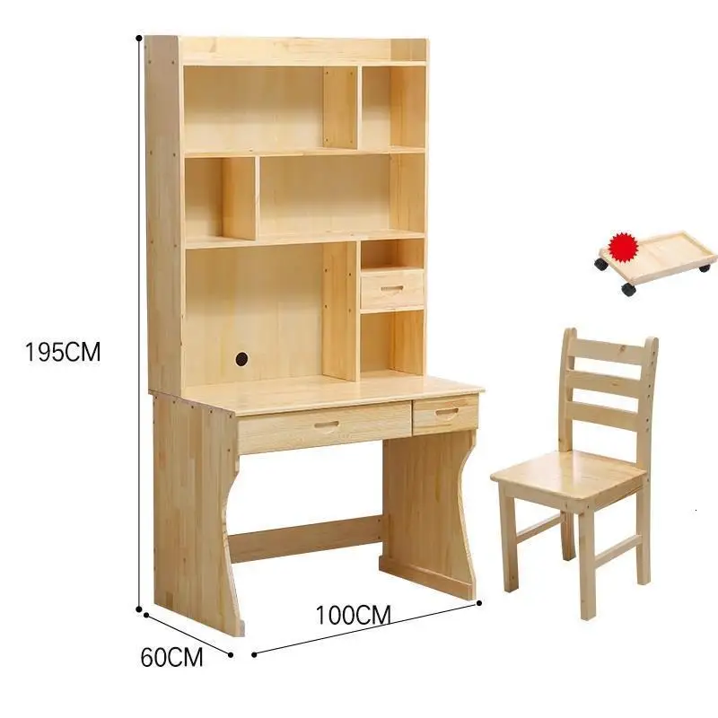 Офис Escritorio Mueble стенд Tafel Para ноутбук кровать стол потертый шик деревянный компьютер Меса ноутбук стол с книжной полкой