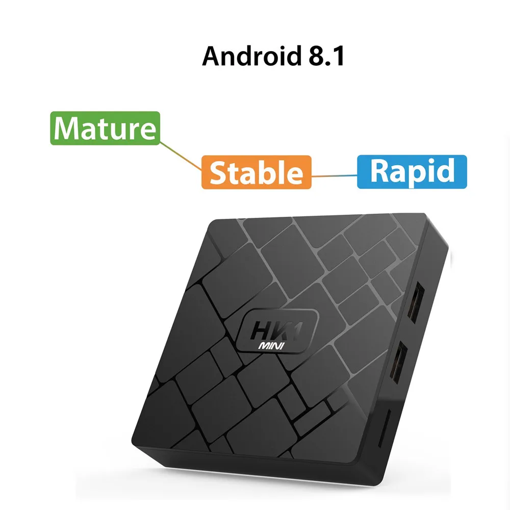 ТВ приставка HK1 Mini RK3229 Android 9 0 голосовой помощник Google Play Store медиаплеер