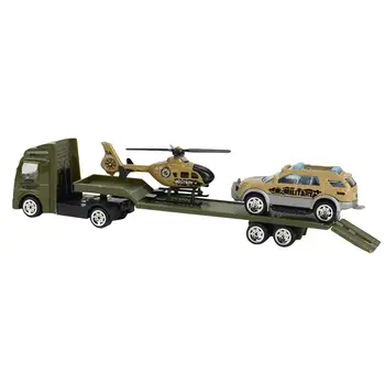 

Pull Back Project Car Toy Creative Alloy Project Toy Model Toy for Baby Kid Child (Army Green, Tow Truck)