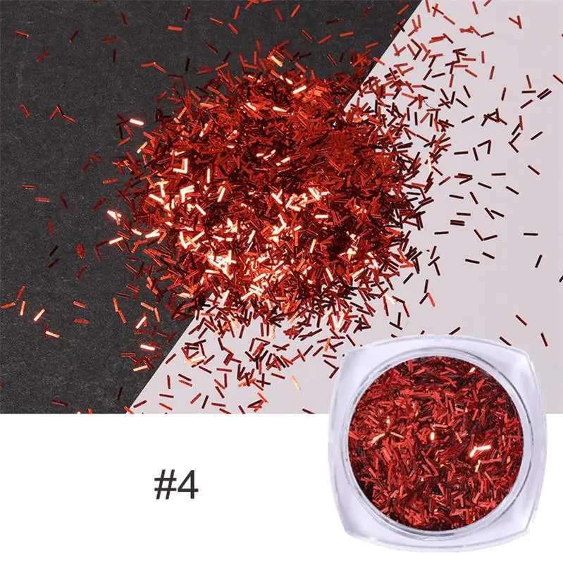 1 Box Champagne Gold Irregular Meteorite Fragment Nail Flakies Silver Red Micas Sheets Nail Art 3D Decorations Nail Sequins - Цвет: Pattern-012