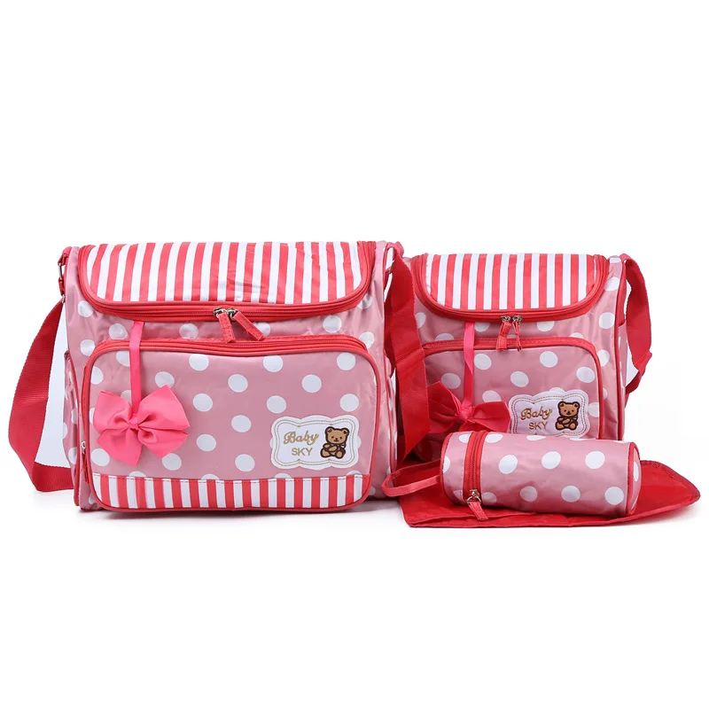 Bolsa de Viagem Mensageiro de Grande Bolsa de Fraldas Cuidados com o Bebê Capacidade Lâmpadas Multifuncional Maternidade Bolsa Amamentadora 4 5 cuidados com o bebê, bolsa amamentadora