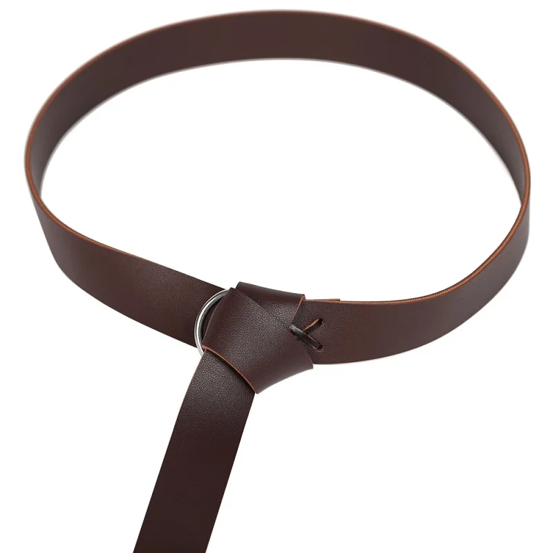 Medieval Sword Ring Belt Costume Larp Accessory Armor Gear Adult Viking Knight Pirate Cosplay Leather Long Loop Buckle For Men