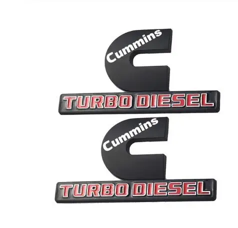 Black//White Vinyl Decal Sticker 7 pc Cummins Turbo Diesel Sticker Pack