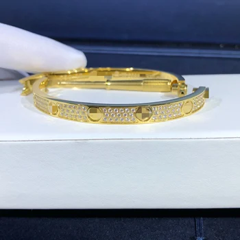 

New arrived couple bracelet classic fashion rose gold Style titanium steel Gifts wholesale Valentine's Day gift