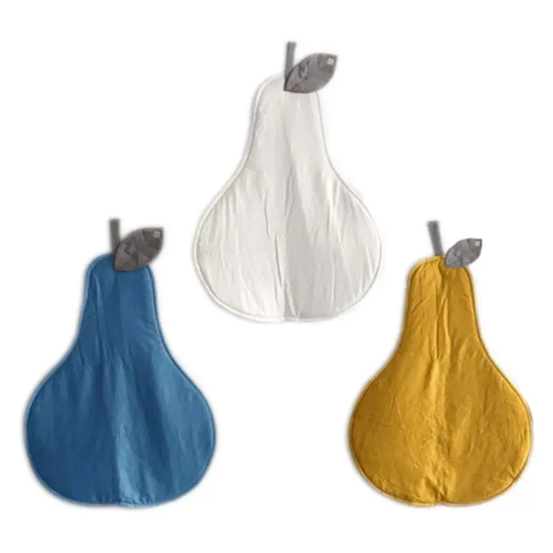 

Cute Pear Shaped Baby Crawl Pad Cushion Soft Crawling Play Mat Newborn Carpet A2UB