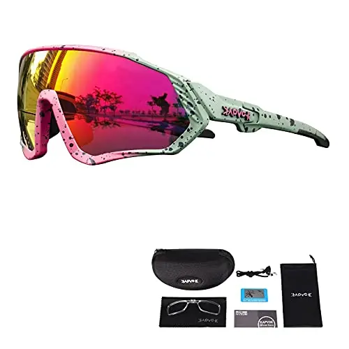 TR90 Polarized Sport Sunglasses Outdoor Cycling Bike Running Fishing Sunglasses 