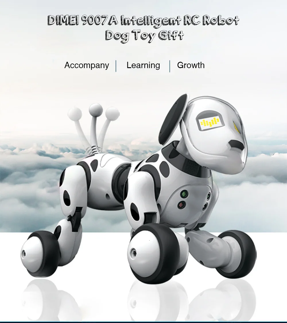 talking robot dog