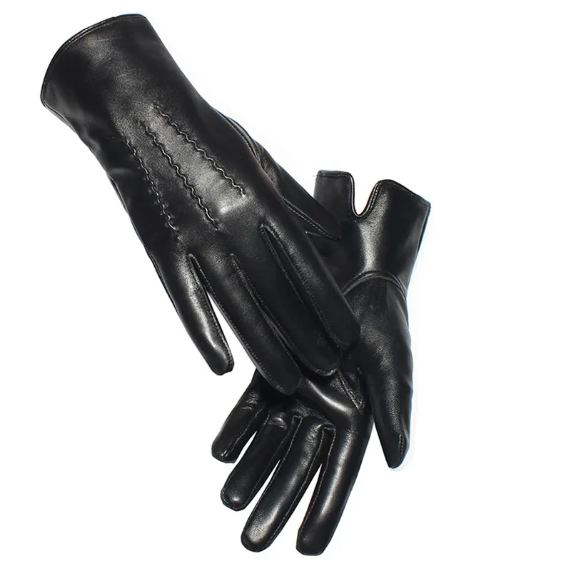 warm lined leather gloves