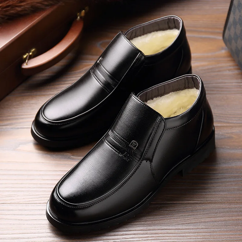 

Leather Business Men Dress Shoes Bullock casual shoes Flats