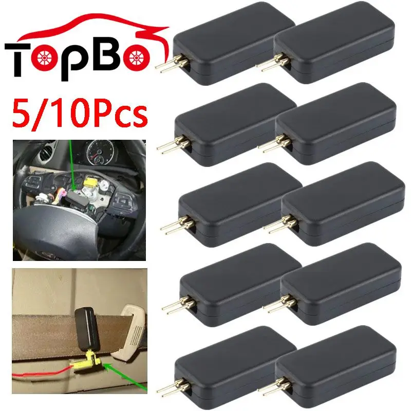 

5/10 Pcs Universal Car Airbag Emulator Simulators Airbag Fault Light Simulator Emulator Sensor Car Repair Tool Diagnostic Tools