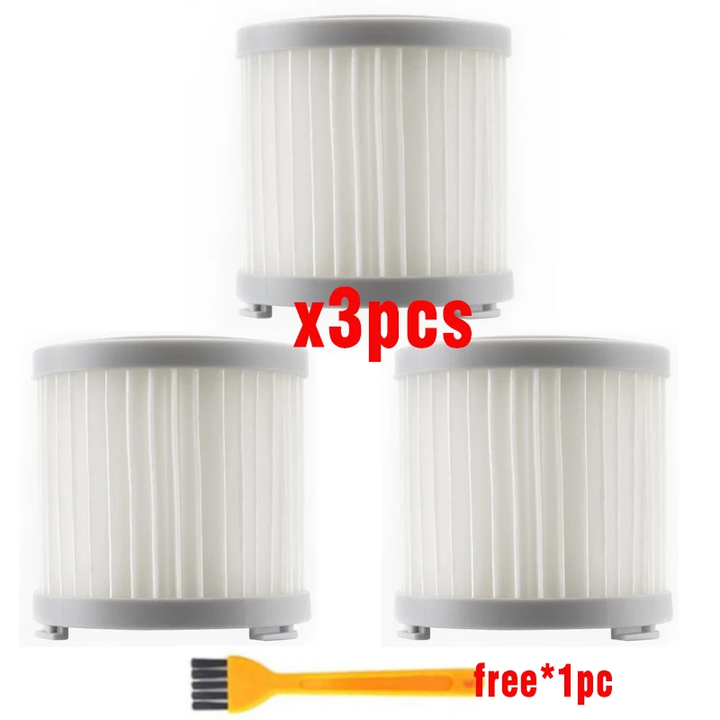 3pcs filter Комплекты деталей пылесоса HEPA фильтр для Xiaomi JIMMY JV51 Ручной беспроводной вакуумный hepa-фильтр для пылесоса - Цвет: 3pcs filter