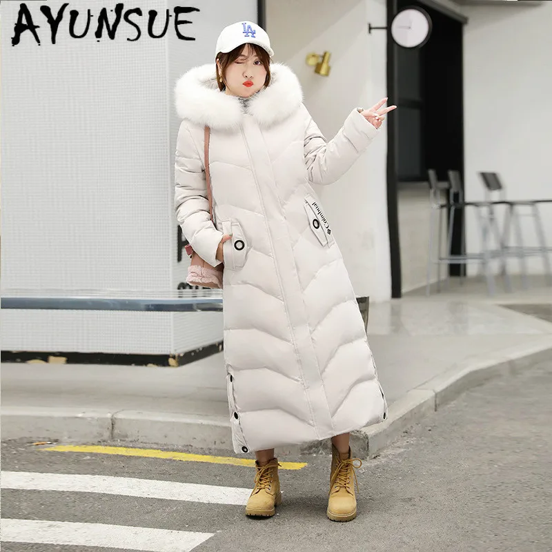

AYUNSUE Plus Size Puffer Jacket Women Korean White Duck Down Coat Winter Down Jacket Women Jacket Chaqueta Mujer 811 YY1269