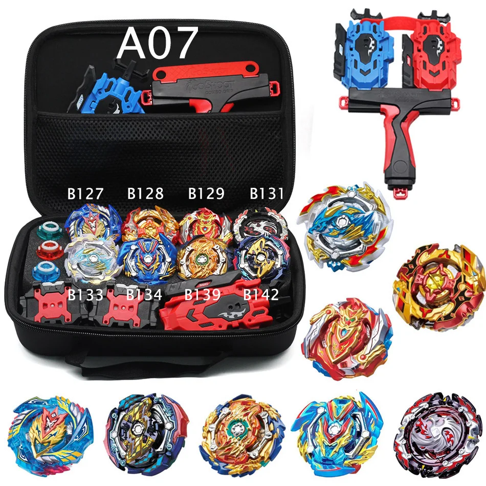 Takara Tomy Spinning Toys Beyblade Burst With Handle Launcher Metal Fusion Toupie Battle Gyro Blade Blades Storage Bag Kids Gift |