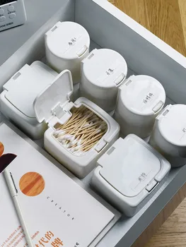 

Drawer Sundries Organizer Dividers For Boxes With Lid Makeup Organizer Plastic Drawers Desktop Stationery Data Cable Storage Box