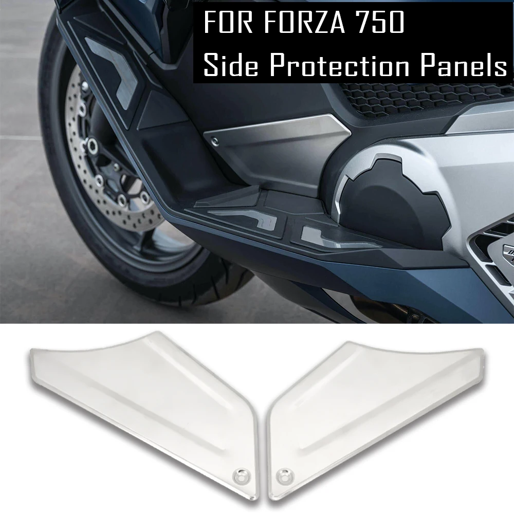 For Honda Motorcycle Accessories NEW Front Foot Pad Side Protection Panel Cover For Forza 750 2021 Motorcycle Guard Plate