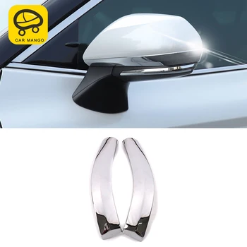 

CAR MANGO for Toyota Camry XV70 2017-2020 Car Styling Rearview Mirror Pad Chrome Cover Trim Frame Sticker Exterior Accessories