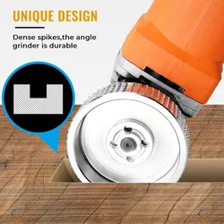 Dropshi – disque de mise en forme en carbure de tungstène, 75mm, pour sculpture sur bois, meuleuse, roue Abrasive, outil rotatif pour meuleuse d'angle 