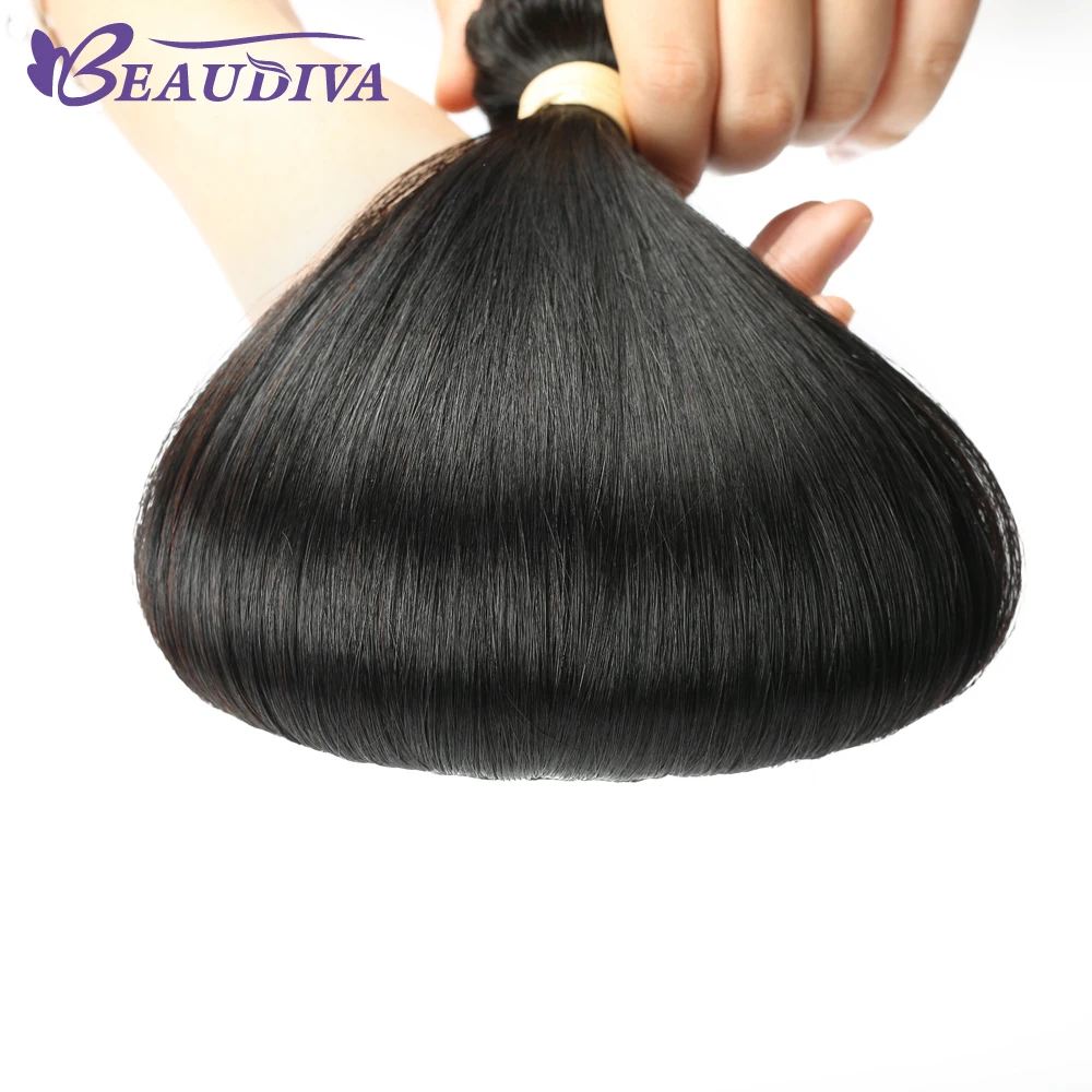 Beaudiva Hair 5/10 Bundles Deals Brazilian Straight Hair Bundles 100% Human Hair Remy Hair Bundles Natural Color Hair Extension images - 6