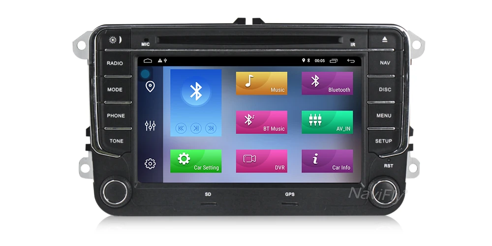 Excellent Android 8.1 2 DIN Car multimedia DVD player for VW Volkswagen PASSAT B5 B6 POLO GOLF 5 6 MAGOTAN CC BORA TIGUAN GPS Navigation 13
