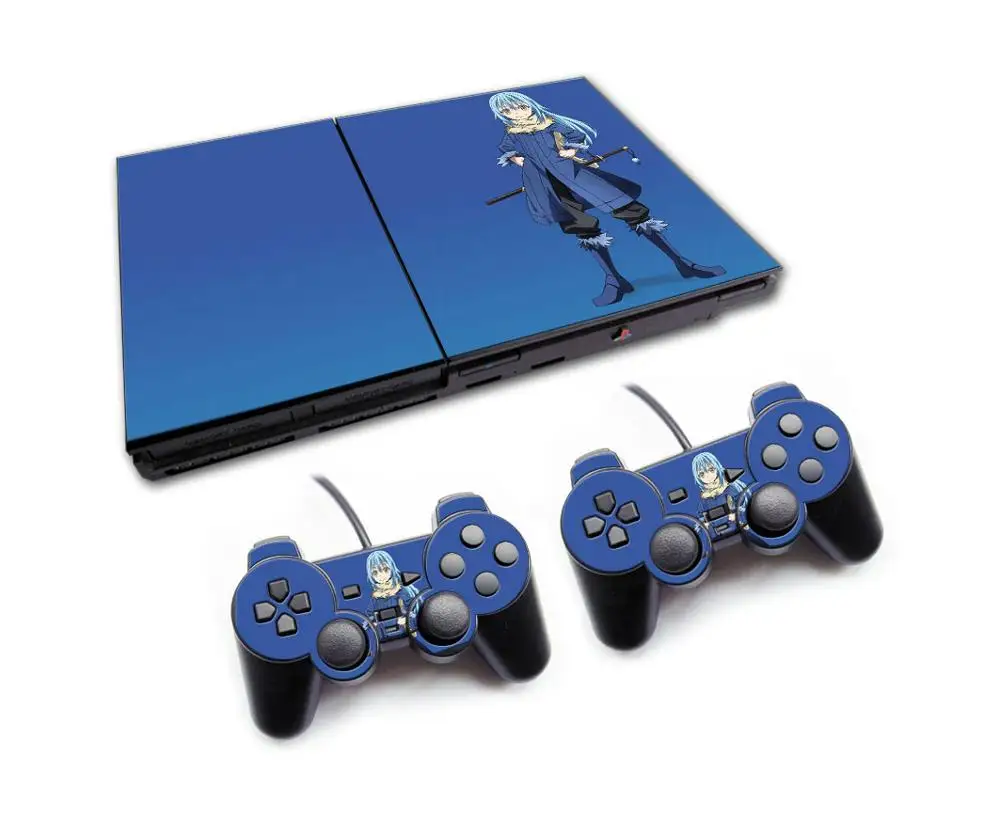 Мультяшный дизайн для PS2slim наклейки на консоль и контроллеры PS 2 наклейка P S2