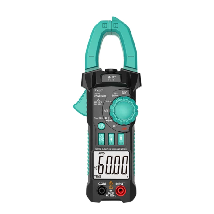 FY217 Multimeter Digital Clamp Meter True RMS AC DC Auto Range Measurement Clamp Testers Meter ALI88