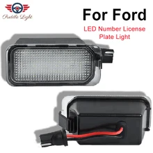 Автомобильный светодиодный свет номерного знака для Jaguar XJ XF Ford Transit Fiesta Focus S-MAX C-MAX Mondeo Galaxy Ranger Edge