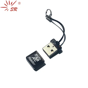 SR 미니 USB 2.0 카드 리더 어댑터, 플래시 드라이브, 태블릿 노트북 액세서리, 마이크로 SD TF 512G 메모리 카드 지원