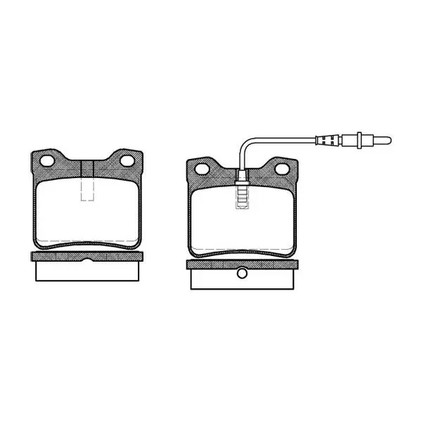 Колодки дисковые з.\ Peugeot 406 2.2HDi 02-04/605 2.0-3.0/2.5TD