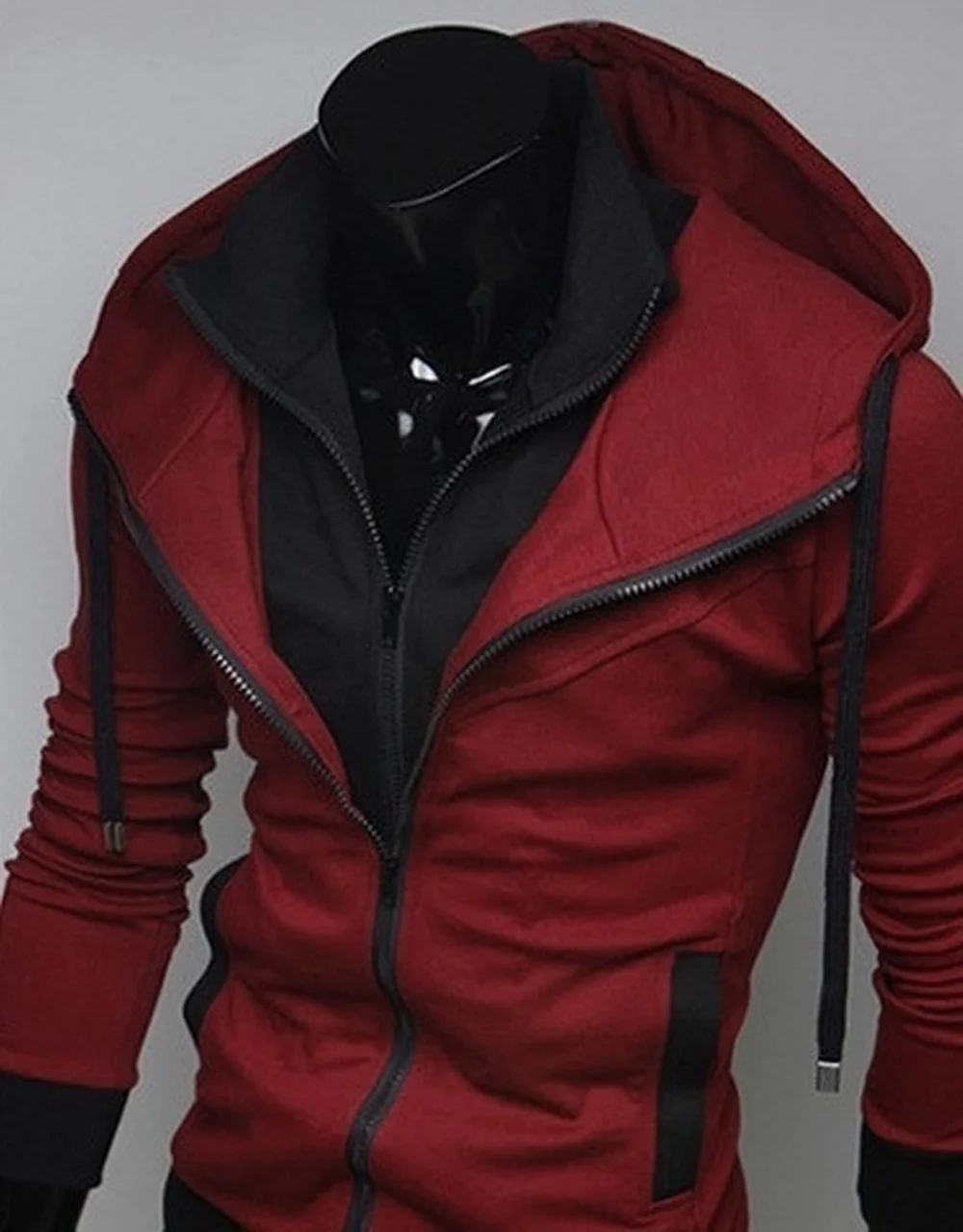 buy  Zogaa 2019 Fashion Autumn Hooded Coat Men Casual Cardigan Sweater Jacket Plus Size S-3XL Zipper Str
