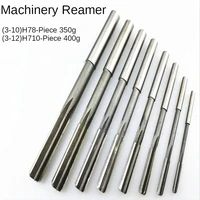 Cutting Tools Hand Reamer 1 set Machinery Reamer HSS High Speed Steel Straight Shank Reamer Set 3-4-5-6-7-8-9-10-11-12H7H8 1
