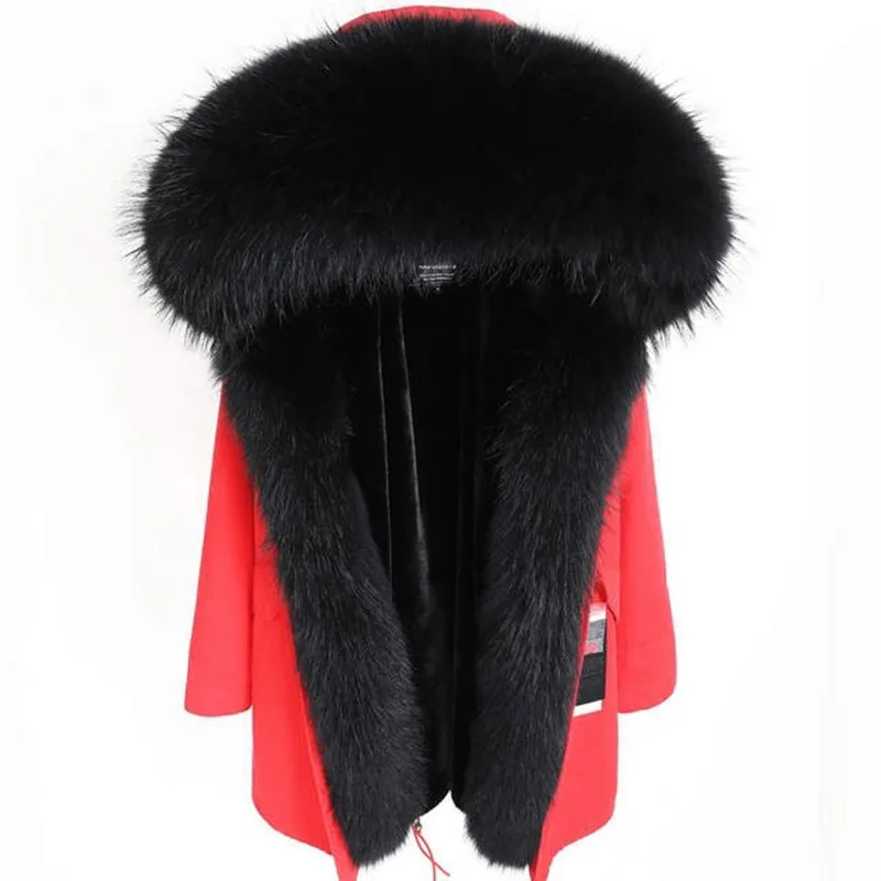 Новинка 2020 зимние женские парки с подкладкой из искусственного меха енота