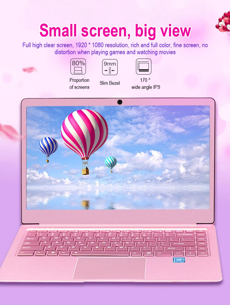 XUANYAO Laptops 15.6 inch Large Screen PC Computer Intel Celeron N4100 Gaming Laptop Ultra-thin Full Screen Notebook Office Work (2)