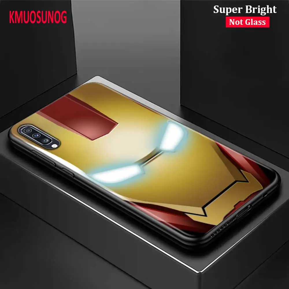 

Black Cover Iron Man Super Hero for Samsung Galaxy A70 A90 A80 A60 A50 A40 A30S A20E A20S A10 Phone Case