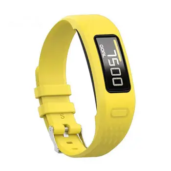 

Silicone Watch Band Strap High Quality Fashion Universal Size Replacement Wristband Replacement / L For Garmin Vivofit1 Vivofit2