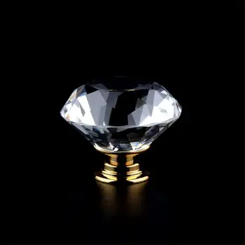

2020 New 30mm Clear Crystal Glass Door Knobs Cupboard Cabinet Handle Drawer Pull Handle