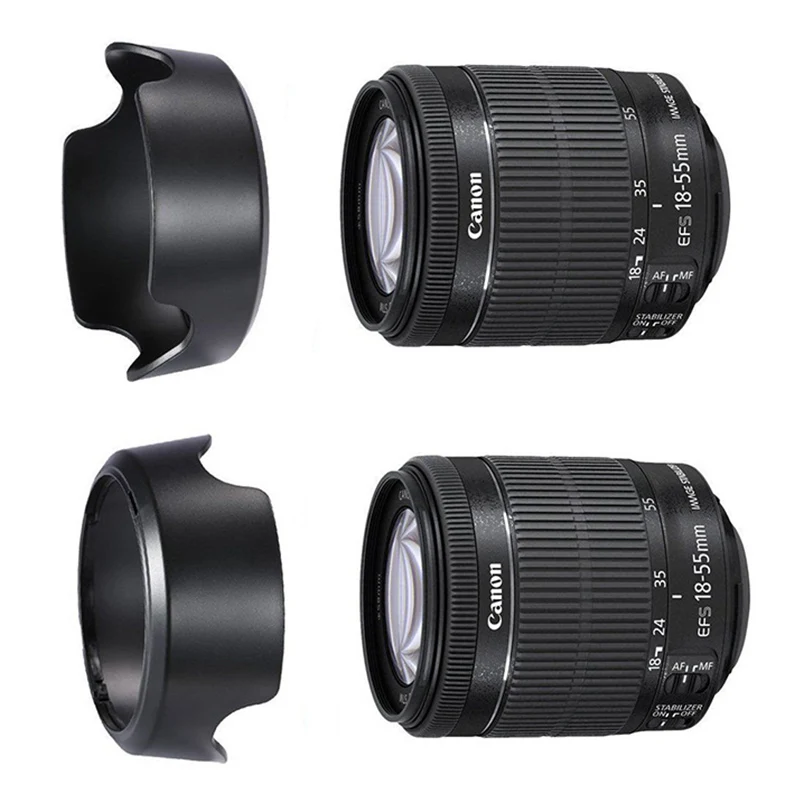 HB 69 бленда объектива камеры для Nikon AF S DX 18 55 мм F/3 5 6G VR II 52 хорошая форма пластиковая
