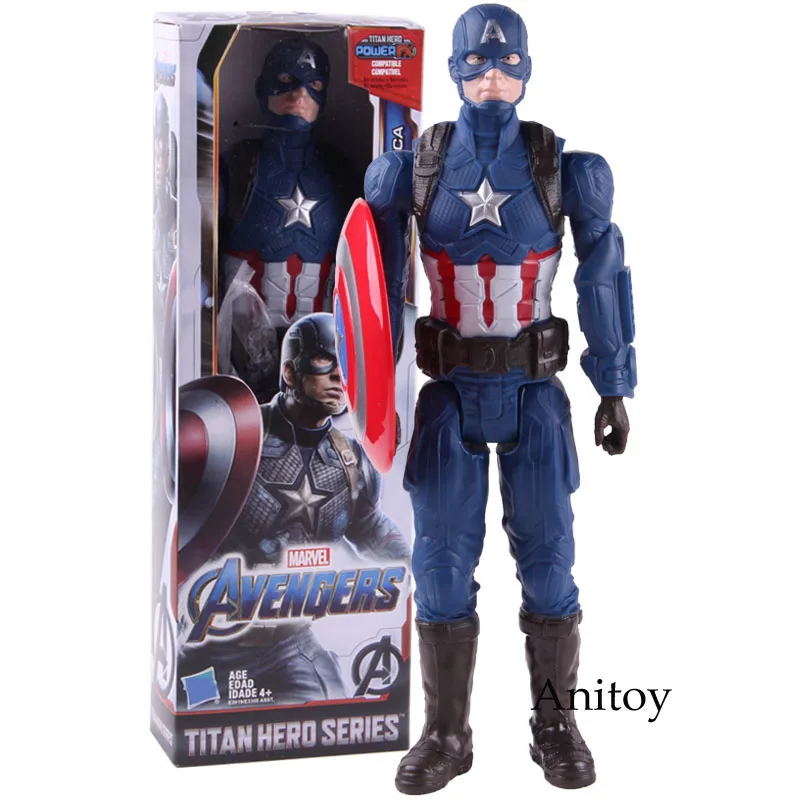 E with colorful box Titan Hero power FX Мстители эндшпиль танос Капитан Америка Тор военная машина человек-муравей Железный человек Marvel фигурка ПВХ игрушка - Цвет: E with colorful box