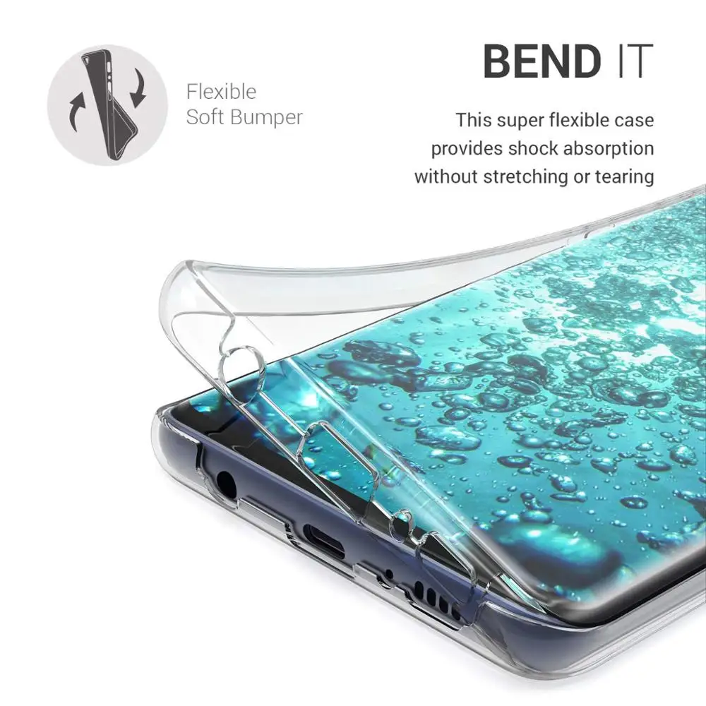 Ultra Thin Soft TPU Silicon 360 Degree Full Cover Body Phone Case For Samsung Galaxy S10 Plus
