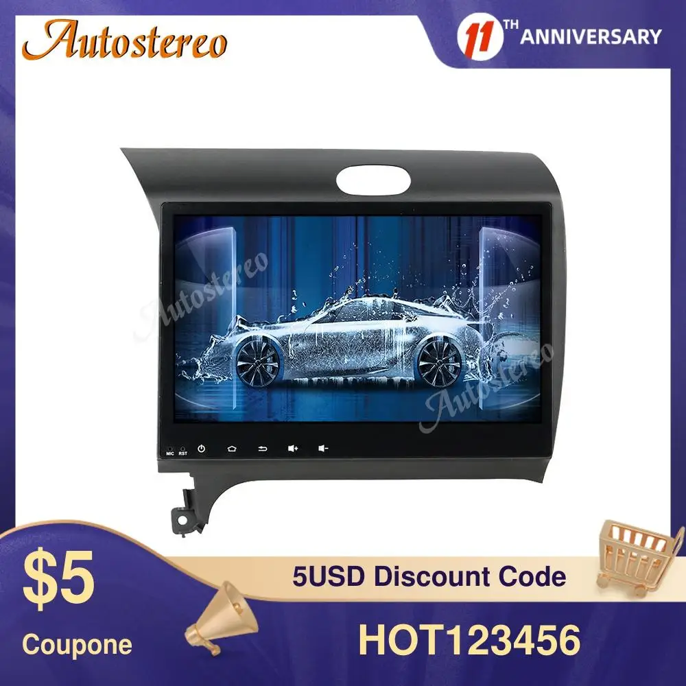 

Автомагнитола DSP для KIA K3 2012 +, Android 10,0, 64 Гб ПЗУ, без DVD, GPS-навигации, мультимедийный плеер, радио, магнитофон