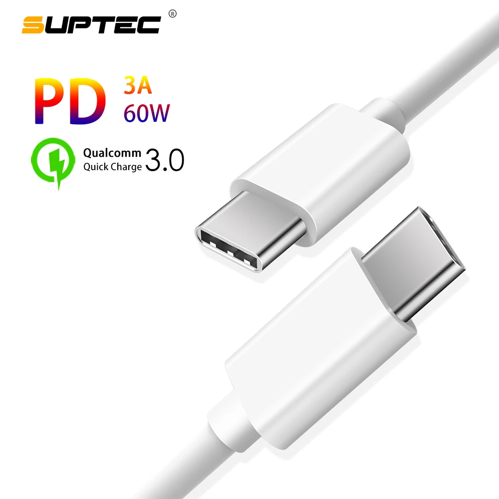 Кабель usb type C для usb type-C PD 60W QC3.0 3A кабель для быстрой зарядки и передачи данных для huawei samsung Galaxy S9 S10 Macbook air pro