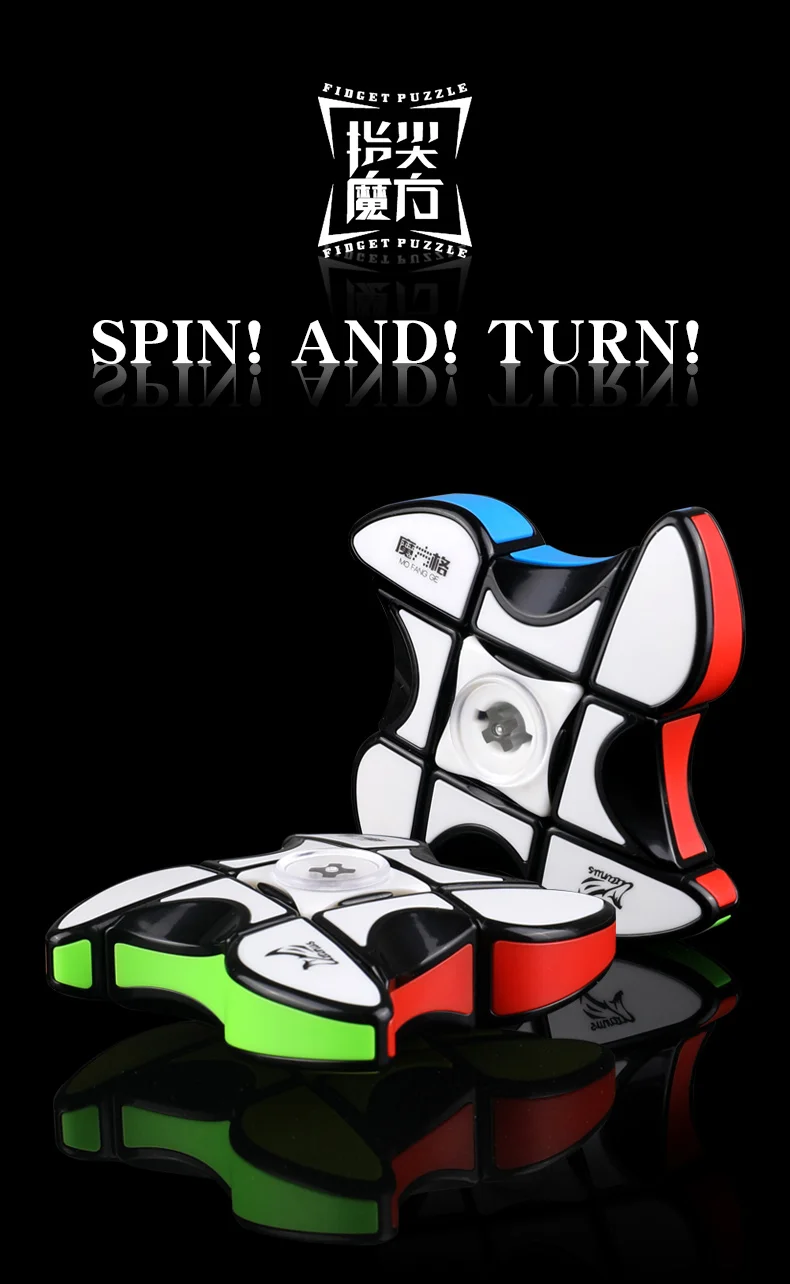 Qiyi 1x3x3 Windmill Spinner Magic-Cube Speed qiyi 133 Twist puzzles Relief Stress Pocket Speed Cube Kids toys