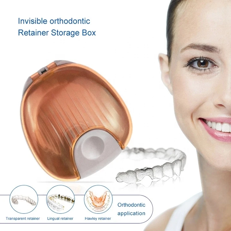 

Dental Orthodontic Retainer Invisible Orthodontic Retainer Storage Box New Design Storage Box Orthodontic Invisible Braces